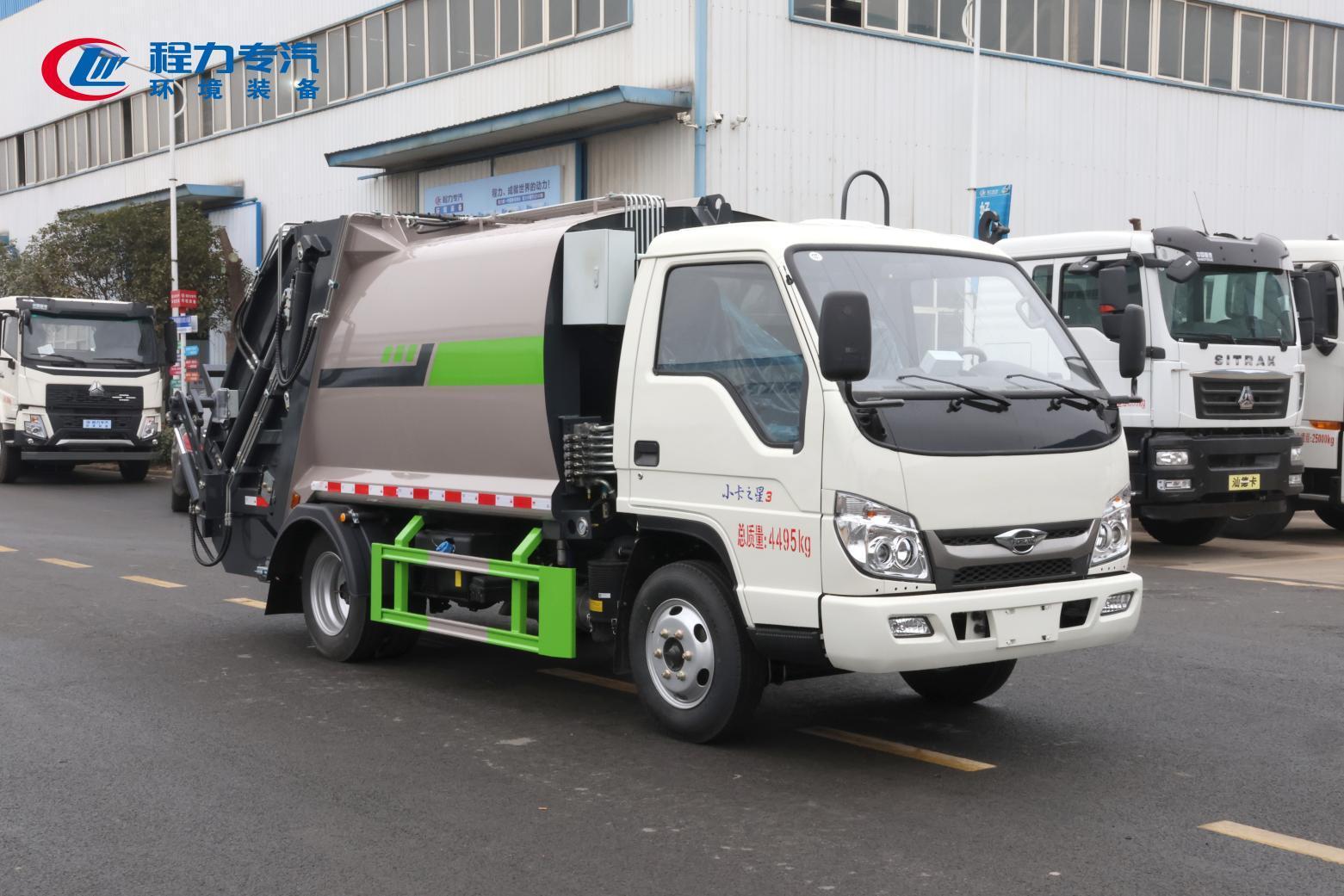 (5方)福田藍牌壓縮垃圾車